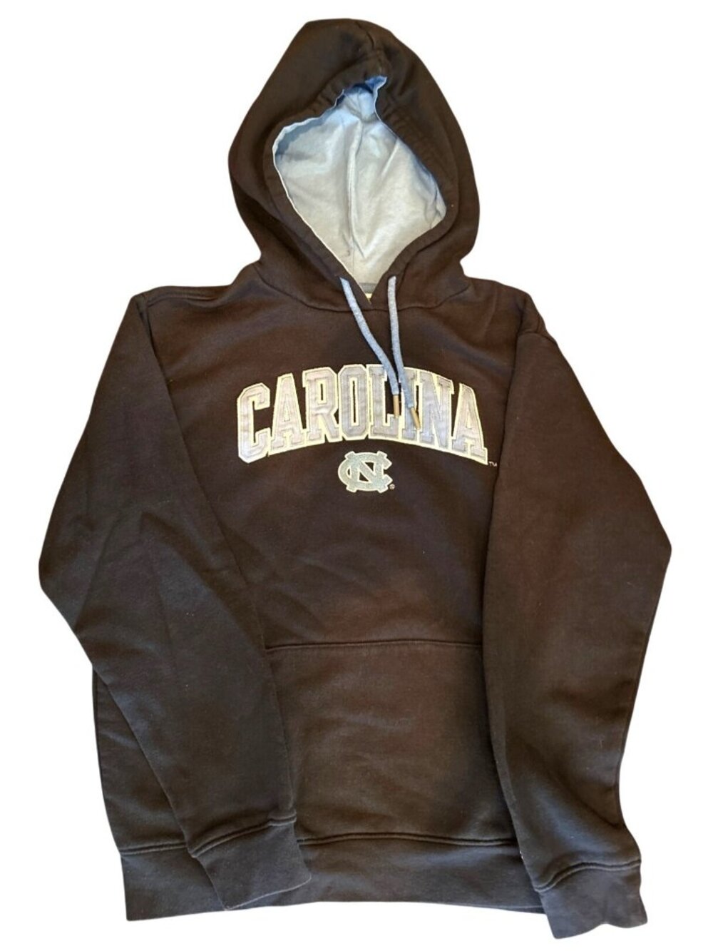 Champion North Carolina Size S/P Tar Heels Hoodie Navy Light Blue Sweatshirt